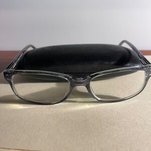 Men's Europa Clear Blue Eyeglass Frames